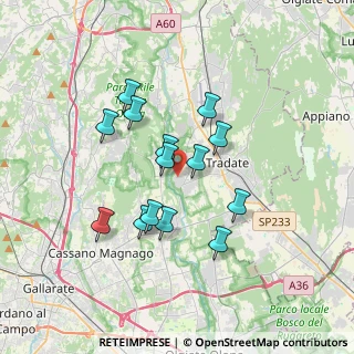 Mappa Via Don David Albertario, 21050 Lonate Ceppino VA, Italia (2.93929)
