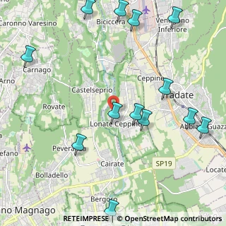 Mappa Via Don David Albertario, 21050 Lonate Ceppino VA, Italia (2.68538)