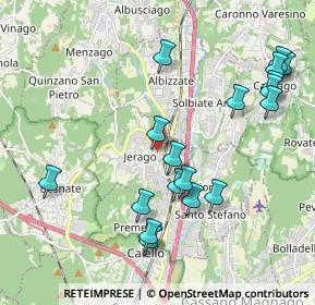 Mappa Viale Rajna, 21040 Jerago Con Orago VA, Italia (2.18444)