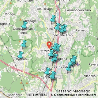 Mappa Via Rejna, 21040 Jerago Con Orago VA, Italia (1.9405)