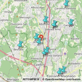 Mappa Via Rejna, 21040 Jerago Con Orago VA, Italia (2.32833)