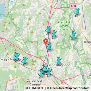 Mappa Via Rejna, 21040 Jerago Con Orago VA, Italia (4.96571)