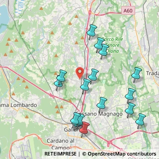 Mappa Via Rejna, 21040 Jerago Con Orago VA, Italia (4.50563)