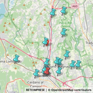 Mappa Via Rejna, 21040 Jerago Con Orago VA, Italia (5.04333)