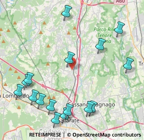 Mappa Viale Rajna, 21040 Jerago Con Orago VA, Italia (5.2175)