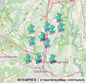 Mappa Viale Rajna, 21040 Jerago Con Orago VA, Italia (3.07)