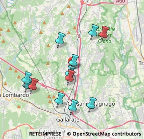 Mappa Viale Rajna, 21040 Jerago Con Orago VA, Italia (3.72833)