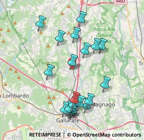 Mappa Viale Rajna, 21040 Jerago Con Orago VA, Italia (3.968)