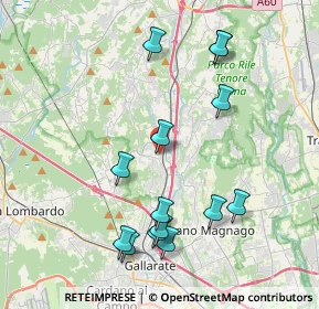 Mappa Viale Rajna, 21040 Jerago Con Orago VA, Italia (4.21929)
