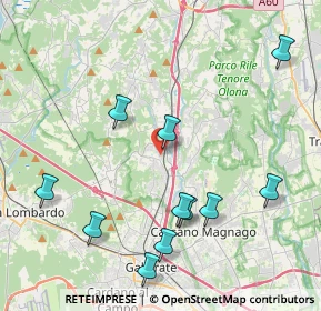 Mappa Viale Rajna, 21040 Jerago Con Orago VA, Italia (4.56909)