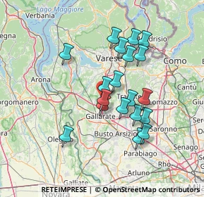 Mappa Viale Rajna, 21040 Jerago Con Orago VA, Italia (12.15526)