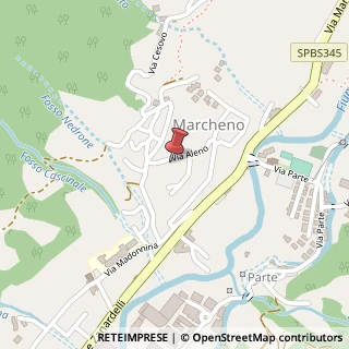 Mappa Via Aleno, 124, 25060 Marcheno, Brescia (Lombardia)
