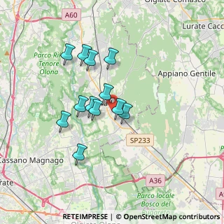 Mappa 21049 Tradate VA, Italia (2.85417)