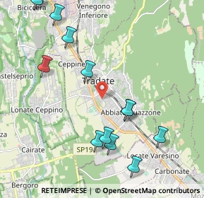 Mappa 21049 Tradate VA, Italia (2.45308)