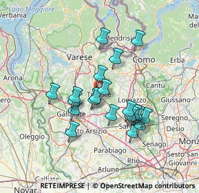 Mappa 21049 Tradate VA, Italia (11.552)