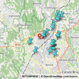 Mappa Via Luigi Cadorna, 22060 Carugo CO, Italia (1.8021052631579)