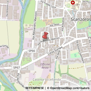 Mappa Via Guglielmo Marconi,  33, 24020 Scanzorosciate, Bergamo (Lombardia)