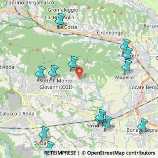 Mappa Via Botta, 24039 Sotto il Monte Giovanni XXIII BG, Italia (2.82846)