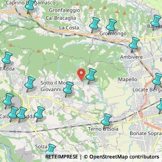 Mappa Via Botta, 24039 Sotto il Monte Giovanni XXIII BG, Italia (3.39235)