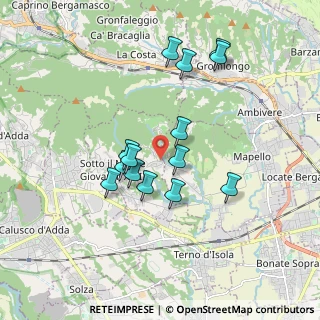 Mappa Via Botta, 24039 Sotto il Monte Giovanni XXIII BG, Italia (1.585)