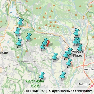 Mappa Via Botta, 24039 Sotto il Monte Giovanni XXIII BG, Italia (4.62188)