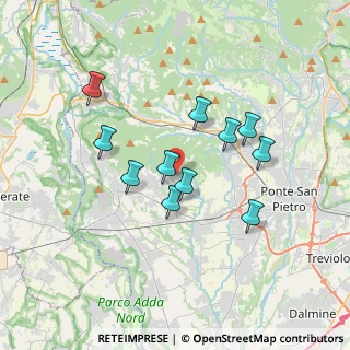 Mappa Via Botta, 24039 Sotto il Monte Giovanni XXIII BG, Italia (3.01545)