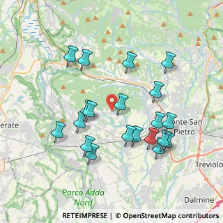 Mappa Via Botta, 24039 Sotto il Monte Giovanni XXIII BG, Italia (3.7565)