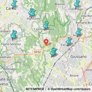 Mappa Via per Arosio, 22066 Mariano Comense CO, Italia (2.74)