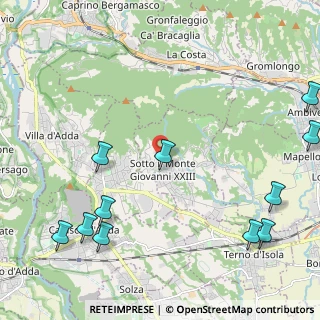 Mappa Via Cà Maitino, 24039 Sotto il Monte Giovanni XXIII BG, Italia (2.95455)