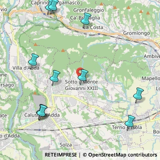 Mappa Via Cà Maitino, 24039 Sotto il Monte Giovanni XXIII BG, Italia (2.82)