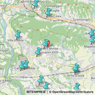 Mappa Via Cà Maitino, 24039 Sotto il Monte Giovanni XXIII BG, Italia (3.23867)