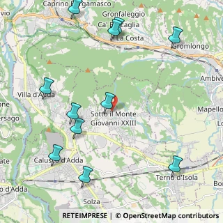 Mappa Via Cà Maitino, 24039 Sotto il Monte Giovanni XXIII BG, Italia (2.61364)