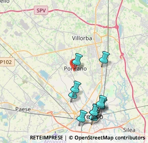 Mappa Via E. Gastaldo, 31050 Ponzano Veneto TV, Italia (4.34333)