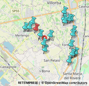 Mappa Via E. Gastaldo, 31050 Ponzano Veneto TV, Italia (2.0075)