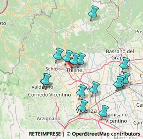 Mappa Via Liguria, 36016 Thiene VI, Italia (15.24067)