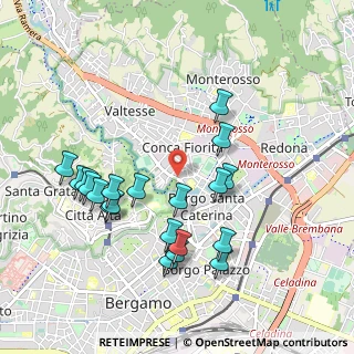 Mappa Via del Lazzaretto, 24123 Bergamo BG, Italia (0.9805)