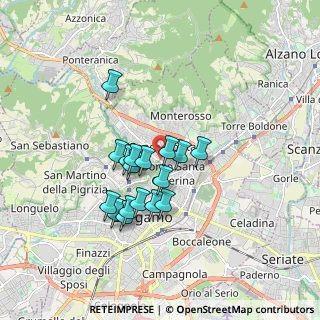 Mappa Via del Lazzaretto, 24123 Bergamo BG, Italia (1.38647)