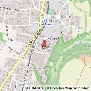 Mappa Via Trento,  18, 22071 Cadorago, Como (Lombardia)