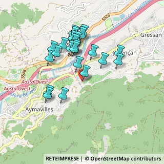 Mappa Loc. Pompiod, 11020 Jovençan AO, Italia (0.86667)
