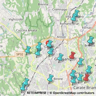 Mappa Via Giovanni Pascoli, 22060 Carugo CO, Italia (2.9365)