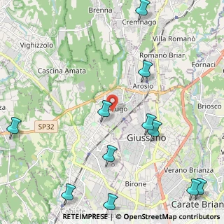 Mappa Via Giovanni Pascoli, 22060 Carugo CO, Italia (2.95273)