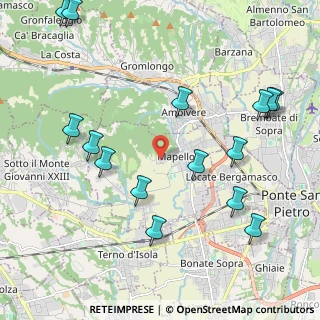 Mappa Via Madre Teresa di Calcutta, 24030 Mapello BG, Italia (2.49267)