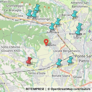 Mappa Via Madre Teresa di Calcutta, 24030 Mapello BG, Italia (2.68273)