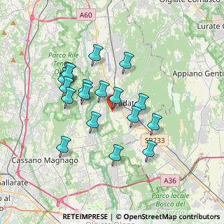 Mappa Via Filippo Tommaso Marinetti, 21050 Lonate Ceppino VA, Italia (3.21579)
