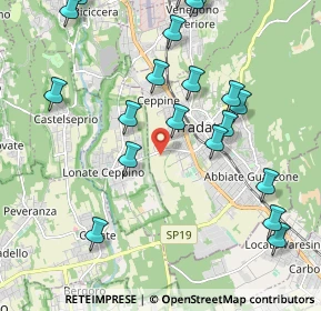 Mappa Via Filippo Tommaso Marinetti, 21049 Tradate VA, Italia (2.3935)
