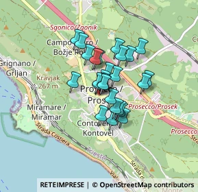 Mappa Località prosecco, 34151 Trieste TS, Italia (0.54231)