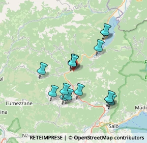 Mappa Via Gorgone, 25078 Vestone BS, Italia (6.58)