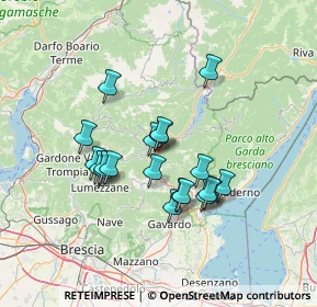 Mappa Via Gorgone, 25078 Vestone BS, Italia (11.4465)