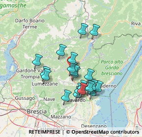 Mappa Via Gorgone, 25078 Vestone BS, Italia (11.7315)