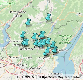 Mappa Via Gorgone, 25078 Vestone BS, Italia (10.366)